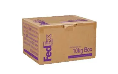 FedEx 10kg box flat
