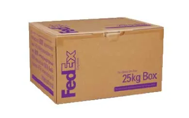 FedEx 25kg box flat