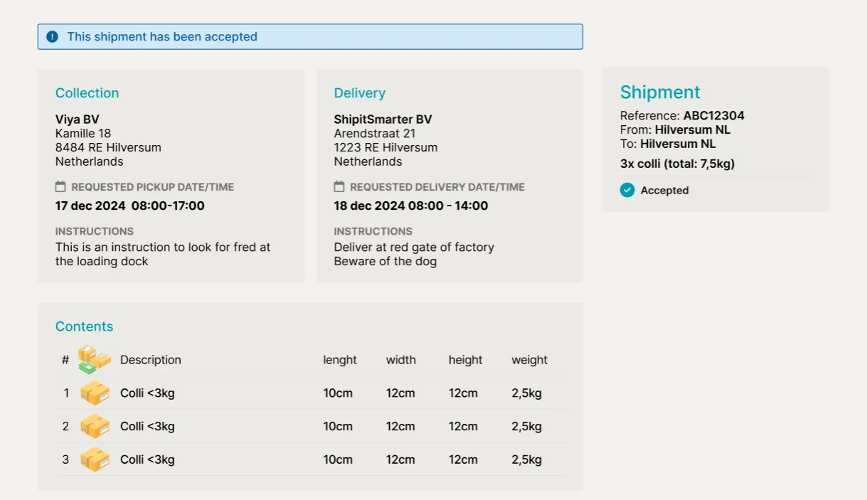 Shipping