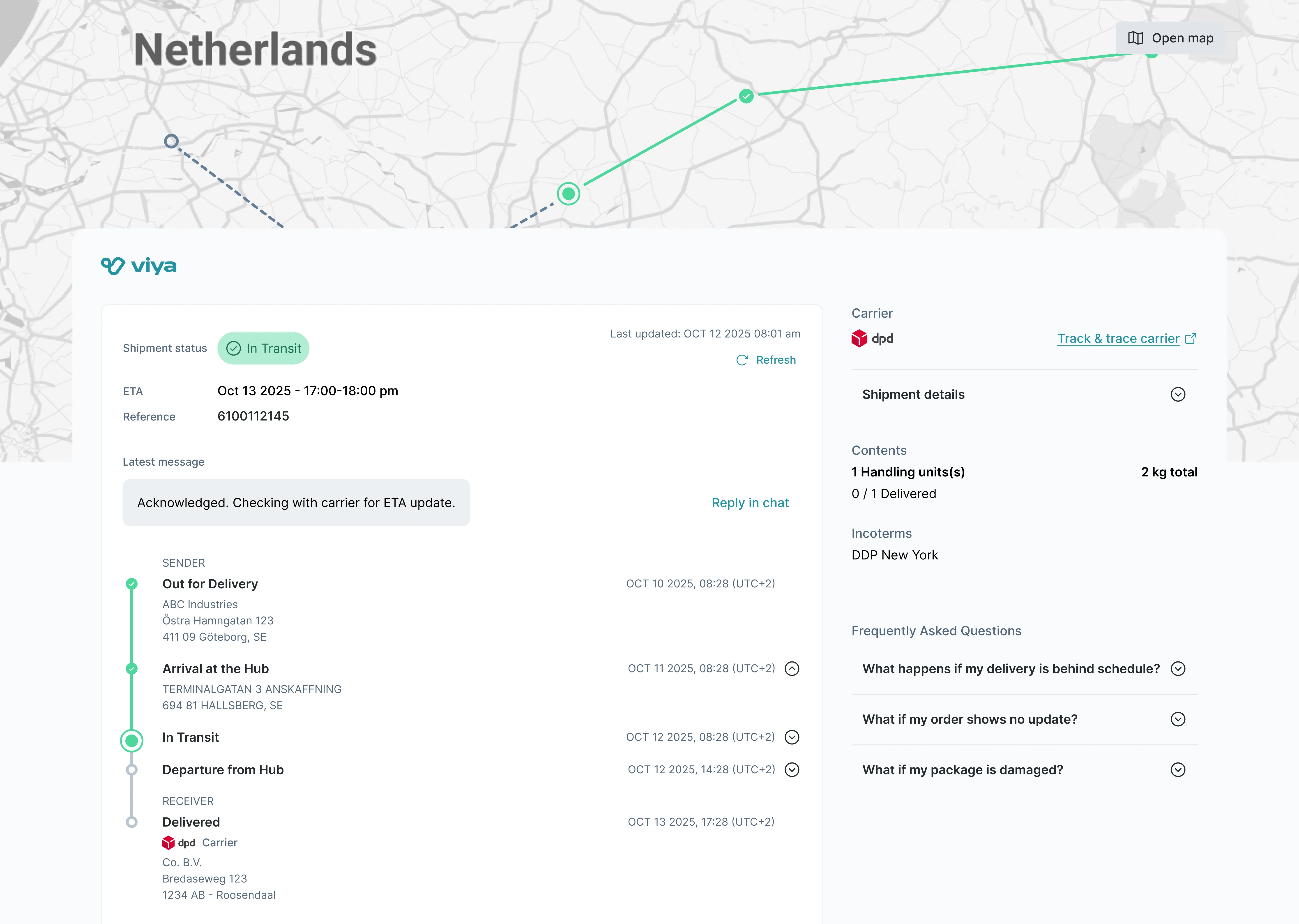 Tracking Dashboard