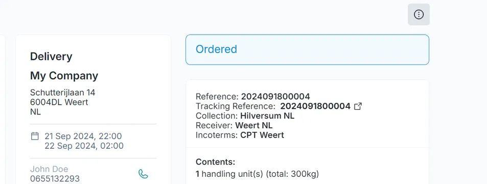 alt+A quick way to track your shipments, now available in the carrier configuration.